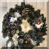 Z14. Christmas wreath. 